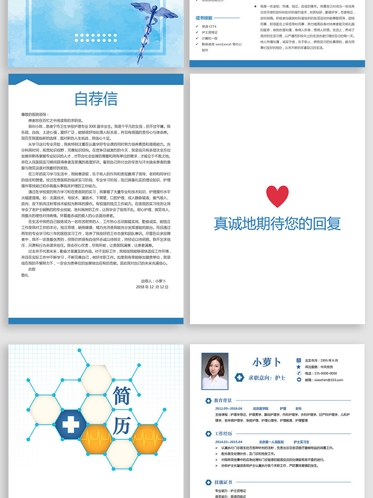 图片[70]-188套护士简历模板-医学影像药学临床医生护理专业医护求职面试简历【电商热销】-暗冰资源网