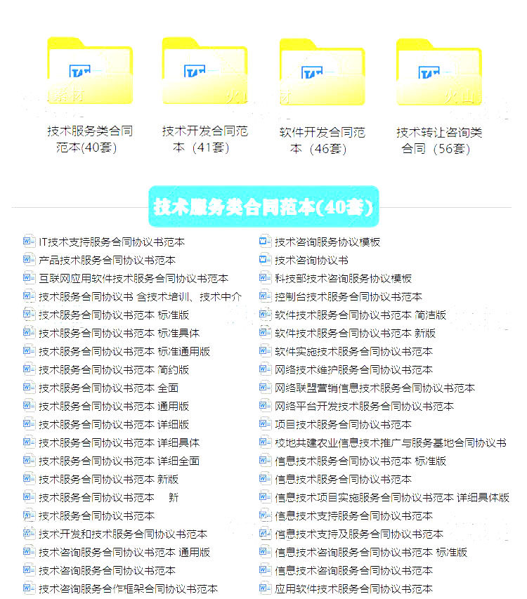 图片[2]-183套技术服务合同模板【可直接修改使用】网络信息软件开发支持转让咨询协议模板-电商热销1255-暗冰资源网