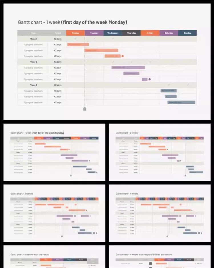 图片[2]-30页甘特图表PPT可视化商业数据分析信息图表素材 gantt-chart【电商热销1266】-暗冰资源网