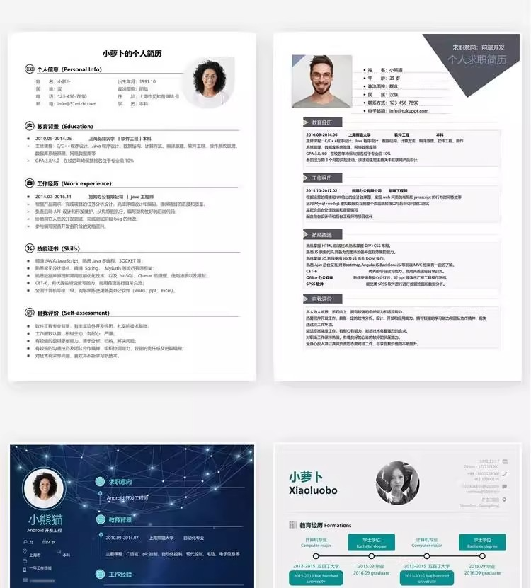 图片[24]-127套程序员简历模版-互联网IT行业web前端开发工程师求职资料【电商热销968】-暗冰资源网