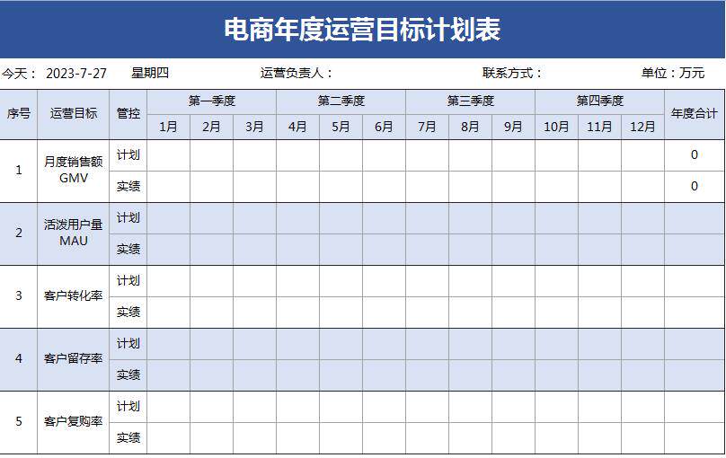 图片[42]-610套电商常用表格大全-电商运营管理数据分析年度报表Excel表格【电商热销993】-暗冰资源网