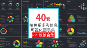 PPT模板合集-《信息可视化PPT模板合集》400+页专业图表【电商热销1201】-北极星资源库