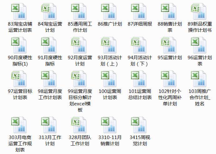 图片[23]-610套电商常用表格大全-电商运营管理数据分析年度报表Excel表格【电商热销993】-暗冰资源网