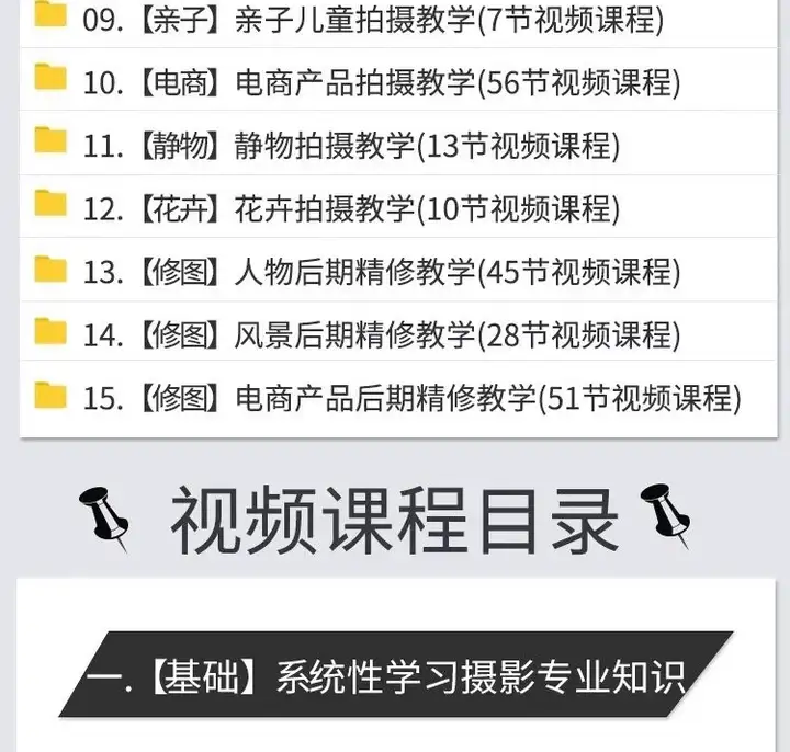 图片[11]-零基础单反相机摄影教程-微单拍照视频入门技巧人像构图后期网课【电商热销585】-暗冰资源网