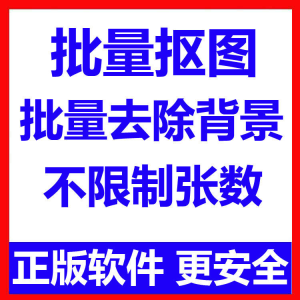 批量抠图工具 全自动去除图片背景软件 本地运行 不限制张数-北极星资源库