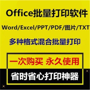Office批量打印软件工具 Word_Excel_PPT_图片_PDF批量打印软件-北极星资源库