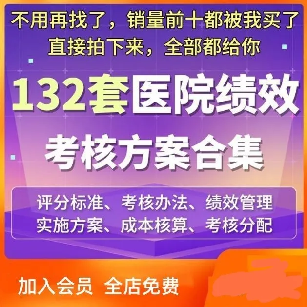 医院科室员工医生绩效考核KPI分配与薪酬管理制度实施方案电子版