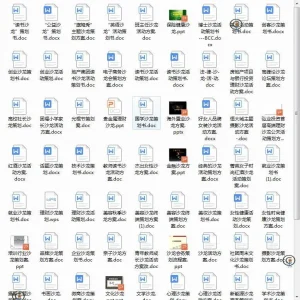 各种沙龙活动方案集锦word文档电子版素材-北极星资源库