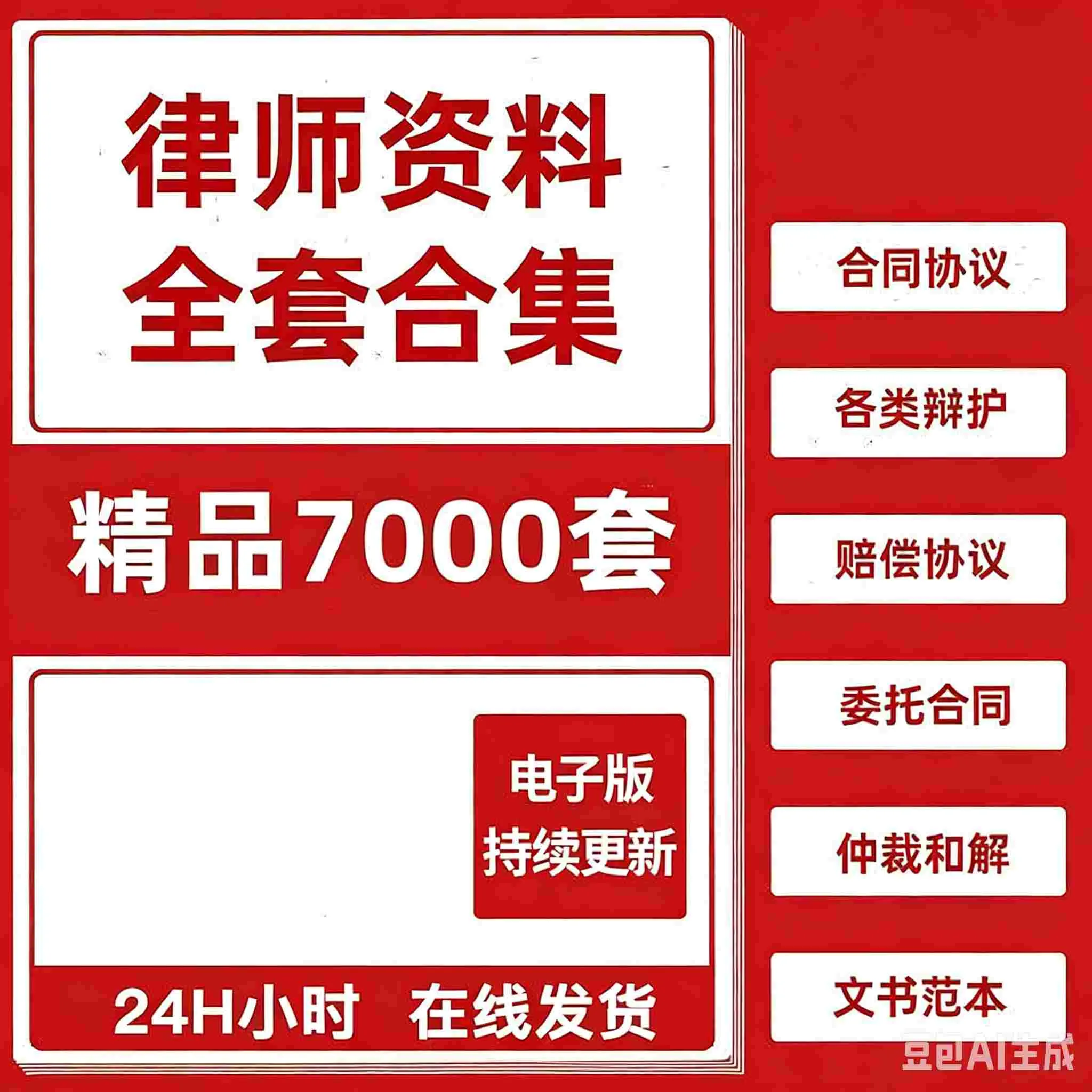 律师打官司全套资料包民刑事答辩护状法律文件写作格式范文本模板