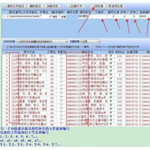 批量文件名提取软件/文件名批量编号/文件名批量修改-北极星资源库