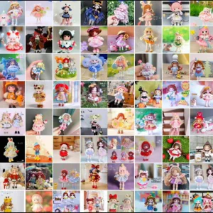 精品隐藏800+款精品微钩隐藏人偶图解全店图解部分带视频打包价-北极星资源库