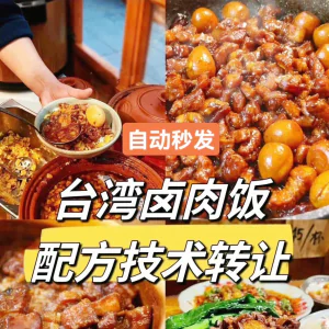 视频教程正宗台湾卤肉饭—十套（10套）—配方技术-北极星资源库
