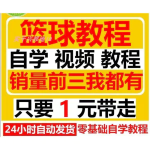 篮球视频教程大全教学训练教学课程基础打篮球技巧街球零基础入门-北极星资源库
