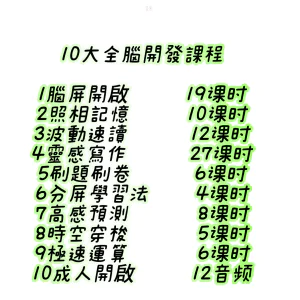 十大全脑开发课程照相记忆脑屏开启十大右脑开发课程试学试听-北极星资源库