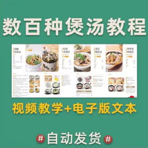 煲汤煮汤做法鸡汤排骨汤鲫鱼汤羊肉汤瓦罐汤广东汤电子版教程合集-北极星资源库