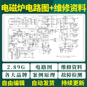 电磁炉电路图纸维修资料案例原理故障检测苏泊尔美的九阳视频教程-北极星资源库
