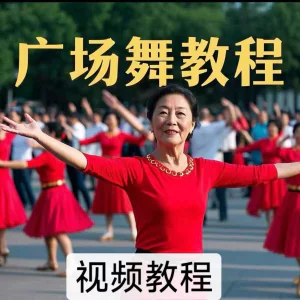 中老年广场舞视频下载高清视频教学打包MP4 MP3背面动作分解教程-北极星资源库