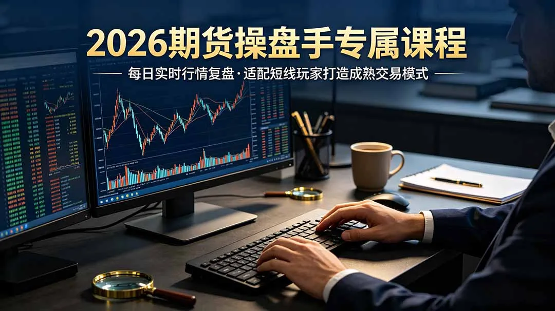 2026期货操盘手专属课程-更新7月11，每日实时行情复盘，适配短线玩家打造成熟交易模式-北极星资源库