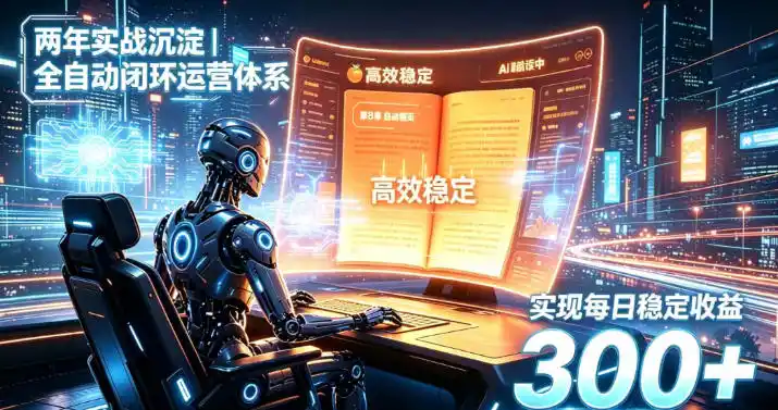 两年实战沉淀｜全自动闭环运营体系，实现每日稳定收益300+【揭秘】-北极星资源库