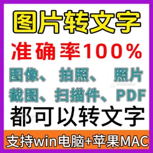 一键图片转文字拍照扫描件转Word文档Excel表格提取助手-北极星资源库
