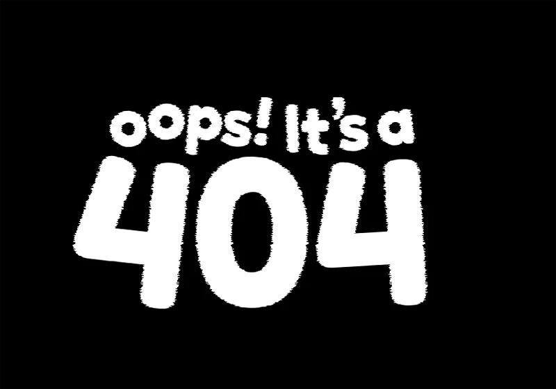 文字抖动动画特效404错误页面HTML源码-北极星资源库