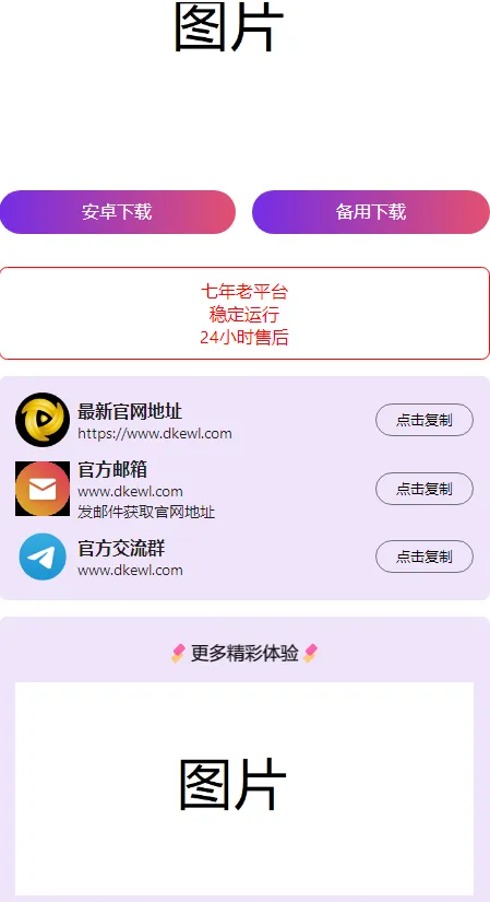 2024首发最火的软件宣传单页源码-北极星资源库