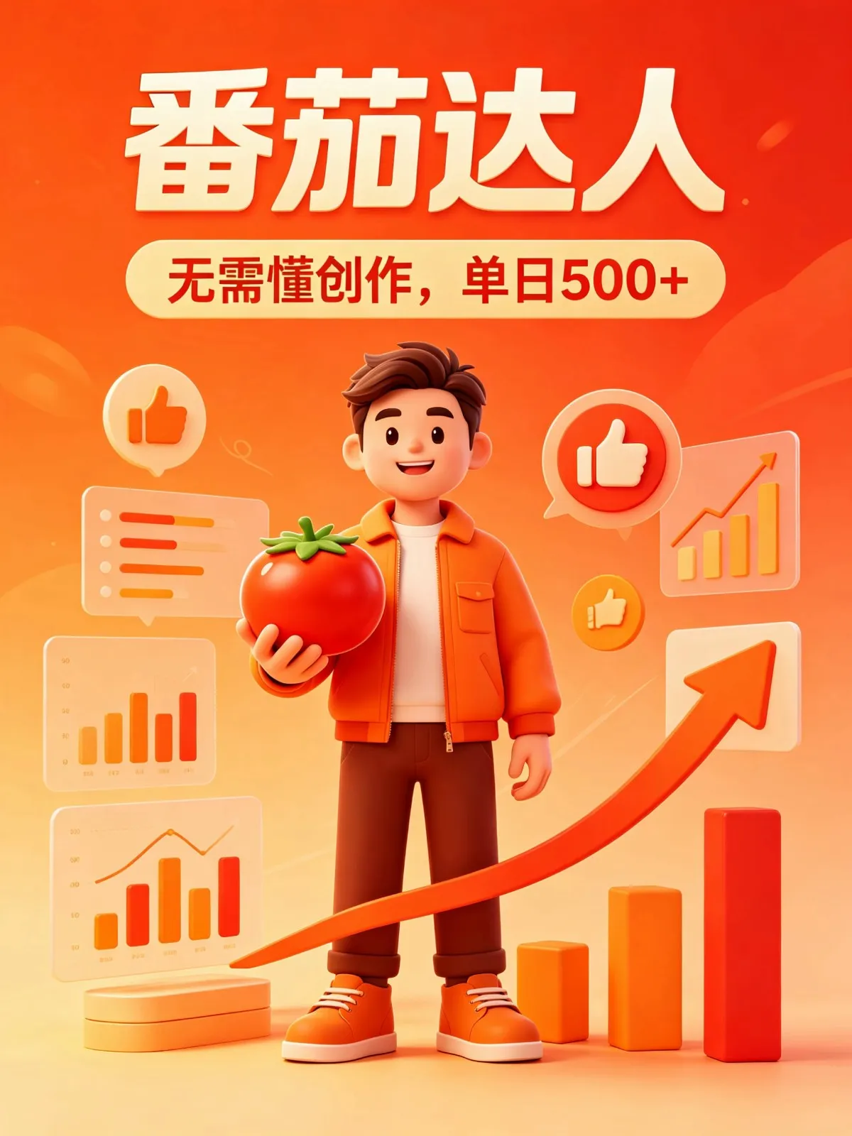 番茄小说达人全自动变现，普通人轻松日入500+-北极星资源库