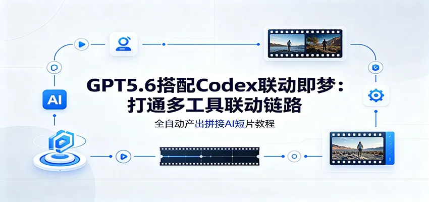 GPT5.6搭配Codex联动即梦：打通多工具联动链路，全自动产出拼接AI短片教程-北极星资源库