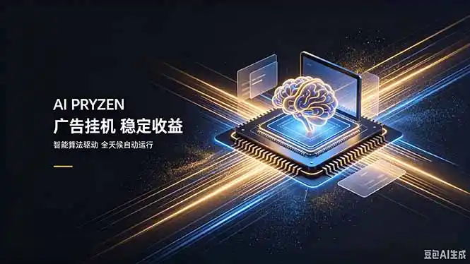 AI Pryzen 广告挂机｜24小时自动跑，日入300-500，新手零门槛-北极星资源库