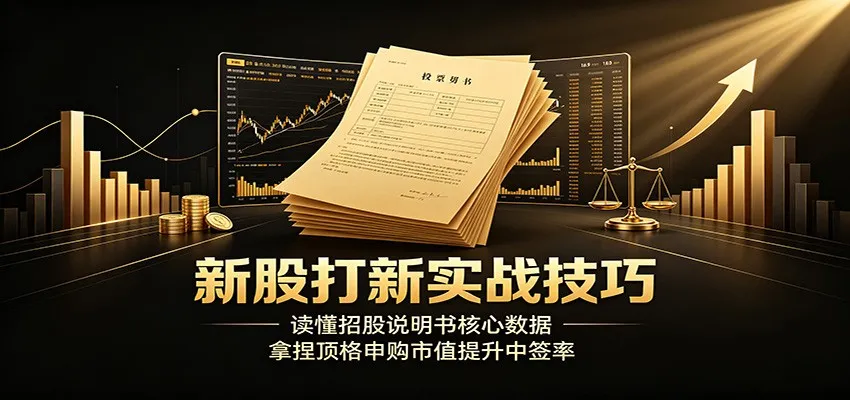 新股打新实战技巧：读懂招股说明书核心数据，拿捏顶格申购市值提升中签率-北极星资源库