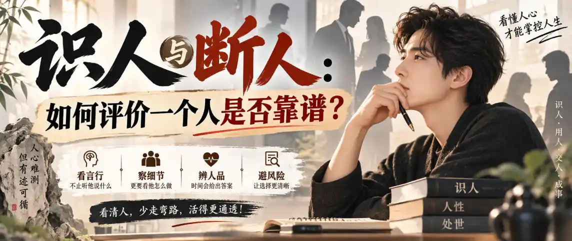付费文章：识人与断人：如何评价一个人是否靠谱？-北极星资源库