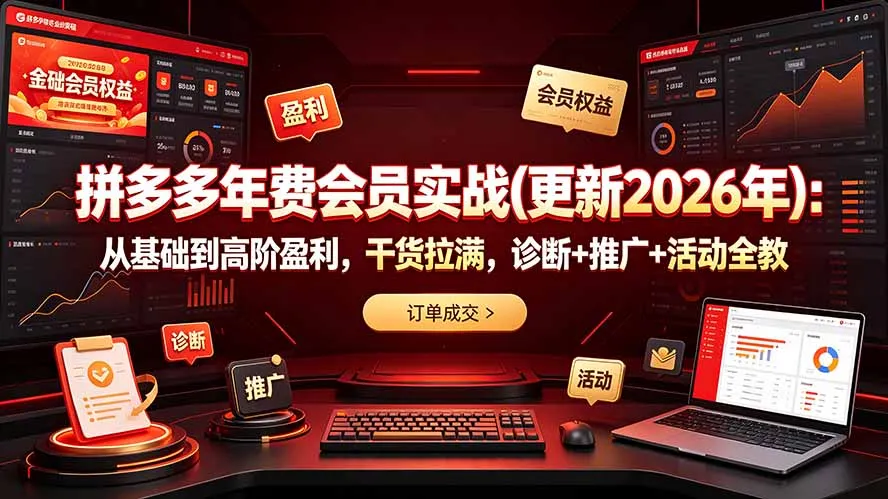 拼多多年费会员实战(更新2026年-北极星资源库