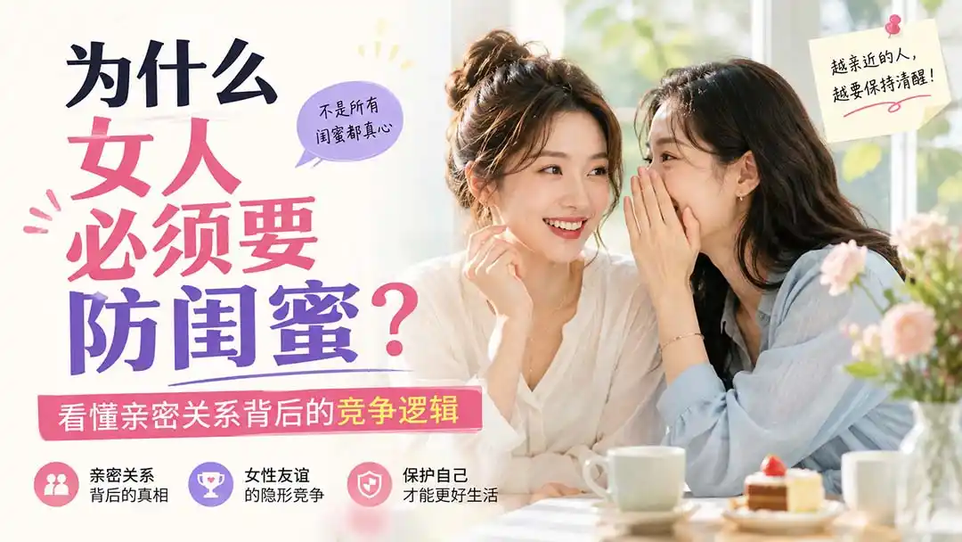 付费文章：为什么女人必须要防闺蜜？看懂亲密关系背后的竞争逻辑-北极星资源库