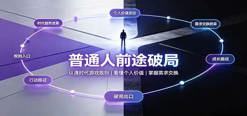 普通人前途破局：认清时代游戏规则，看懂个人价值，掌握需求交换-北极星资源库