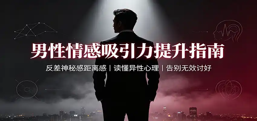 男性情感吸引力提升指南：反差神秘感距离感，读懂异性心理，告别无效讨好-北极星资源库
