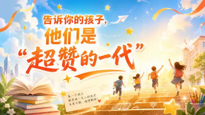 某付费社群专属文章：告诉你的孩子，他们是“超赞的一代”。-北极星资源库