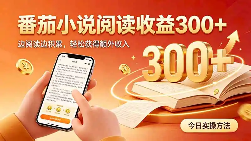 全自动番茄挂机玩法，日入300+边阅读边积累，轻松获得额外收入-北极星资源库