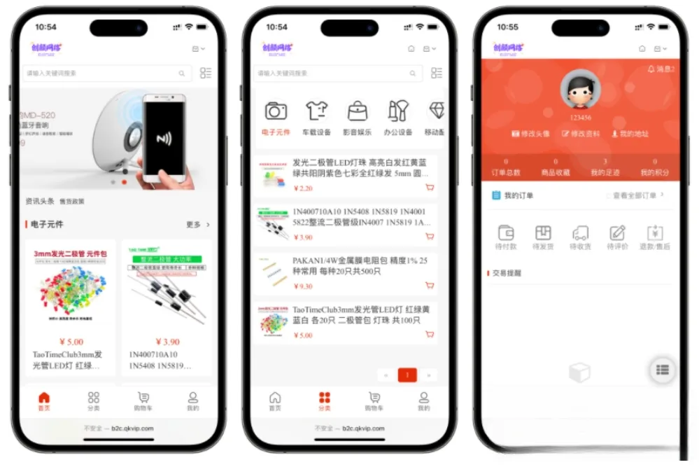国内中文版网上购物B2C商城 B2C的单用户电商系统 B2C外贸在线购物商城源码-北极星资源库