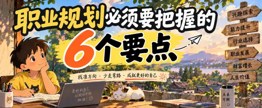 付费文章：职业规划必须要把握的6个要点-北极星资源库