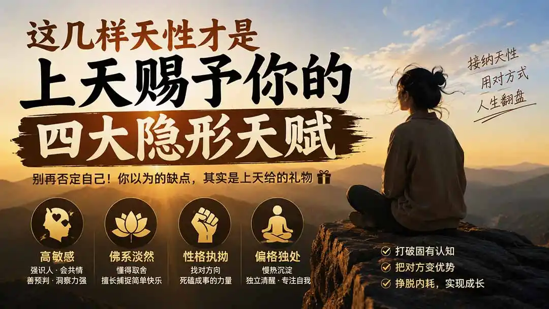 付费文章：这几样天性才是上天赐予你的四大隐形天赋-北极星资源库