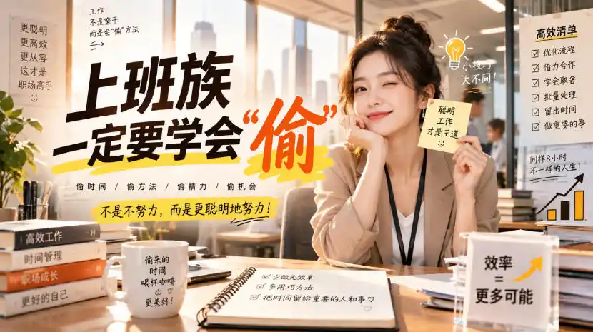 某社群精选付费文：上班族一定要学会“偷“-北极星资源库
