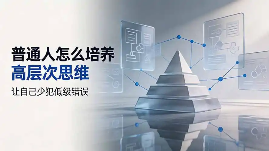 付费文章：普通人怎么培养高层次思维，让自己少犯低级错误-北极星资源库