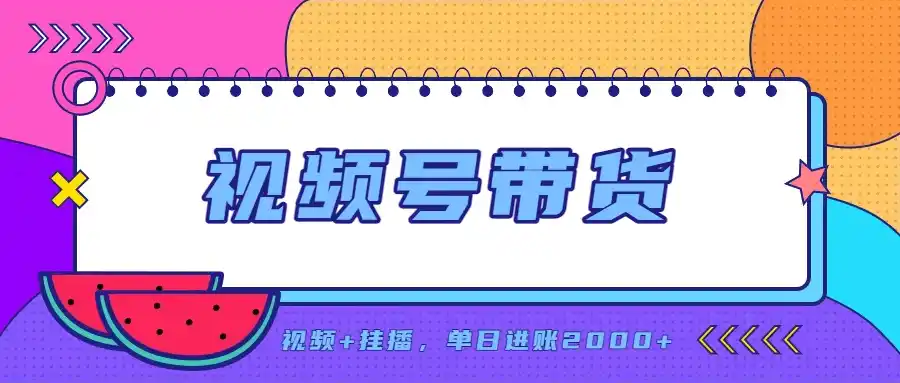 日入2000+的副业，视频号带货，一部手机改写人生篇章，无需投资-北极星资源库