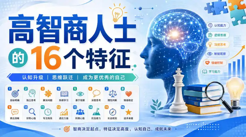付费文章：高智商人士的16个特征-北极星资源库