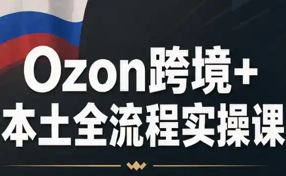 Ozon跨境+本土全流程实操课-北极星资源库