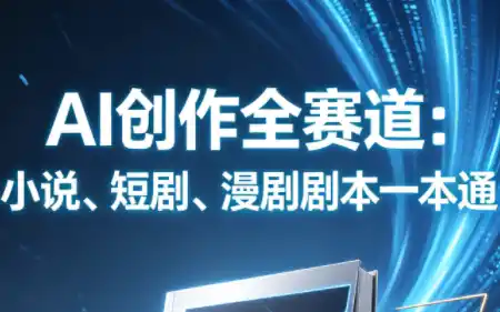 AI创作全赛道：小说、短剧、漫剧剧本一本通(更新9月)-北极星资源库