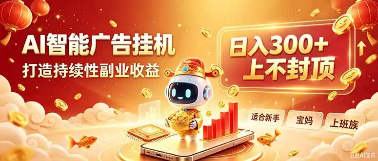 告别手动干活！AI自动化，解锁线上被动收益-北极星资源库