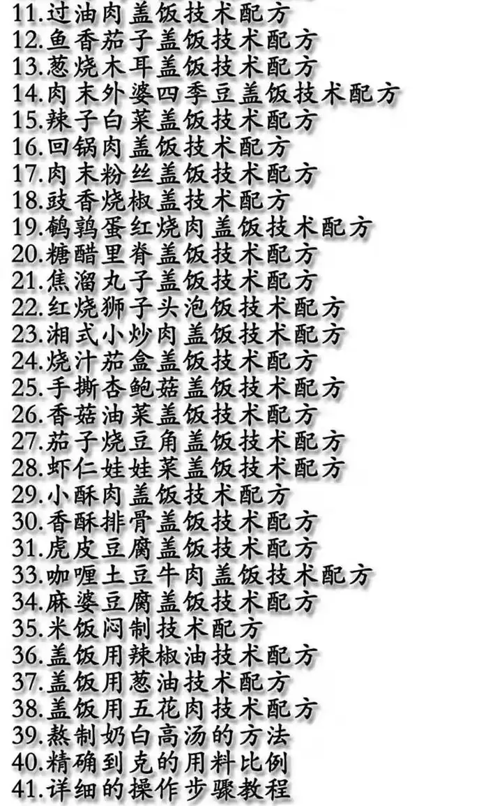 图片[3]-33种盖浇饭教程-鸭腿盖饭技术香菇滑鸡配方盖浇饭梅干菜摆摊外卖小吃店教程视频【电商热销622】-灯塔资源库