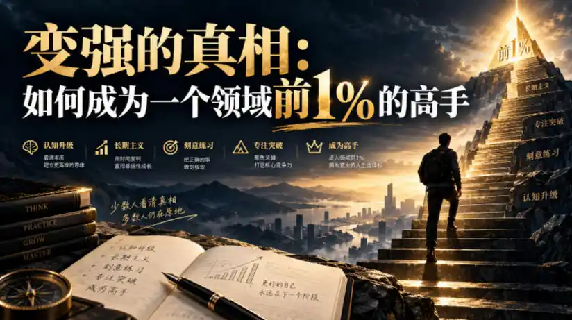 付费文章：变强的真相：如何成为一个领域前1%的高手-北极星资源库