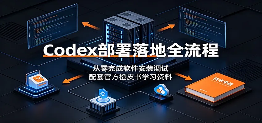 Codex部署落地全流程：从零完成软件安装调试，配套官方橙皮书学习资料-北极星资源库